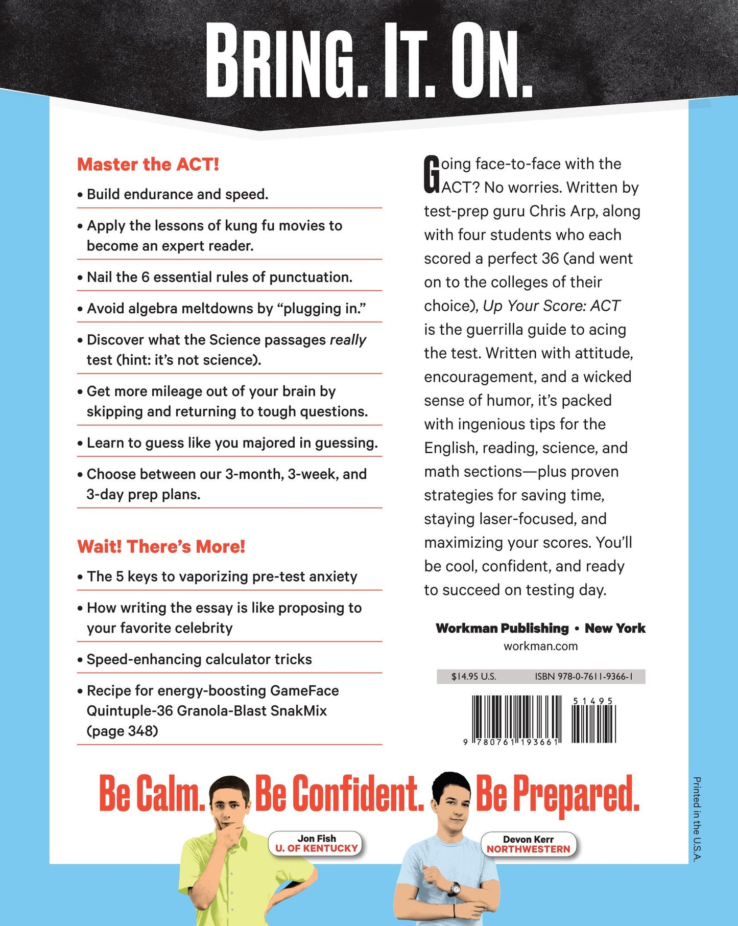 Up Your Score: ACT, 2018-2019 Edition: The Underground Guide to Outsmarting "The Test"