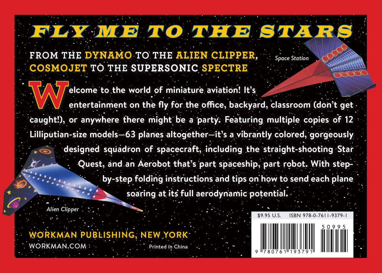 Space Flyers Paper Airplane Book: 63 Mini Planes to Fold and Fly