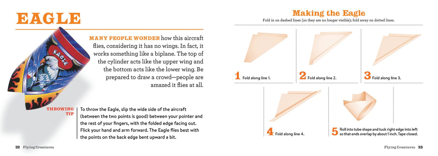 Flying Creatures Paper Airplane Book: 69 Mini Planes to Fold and Fly