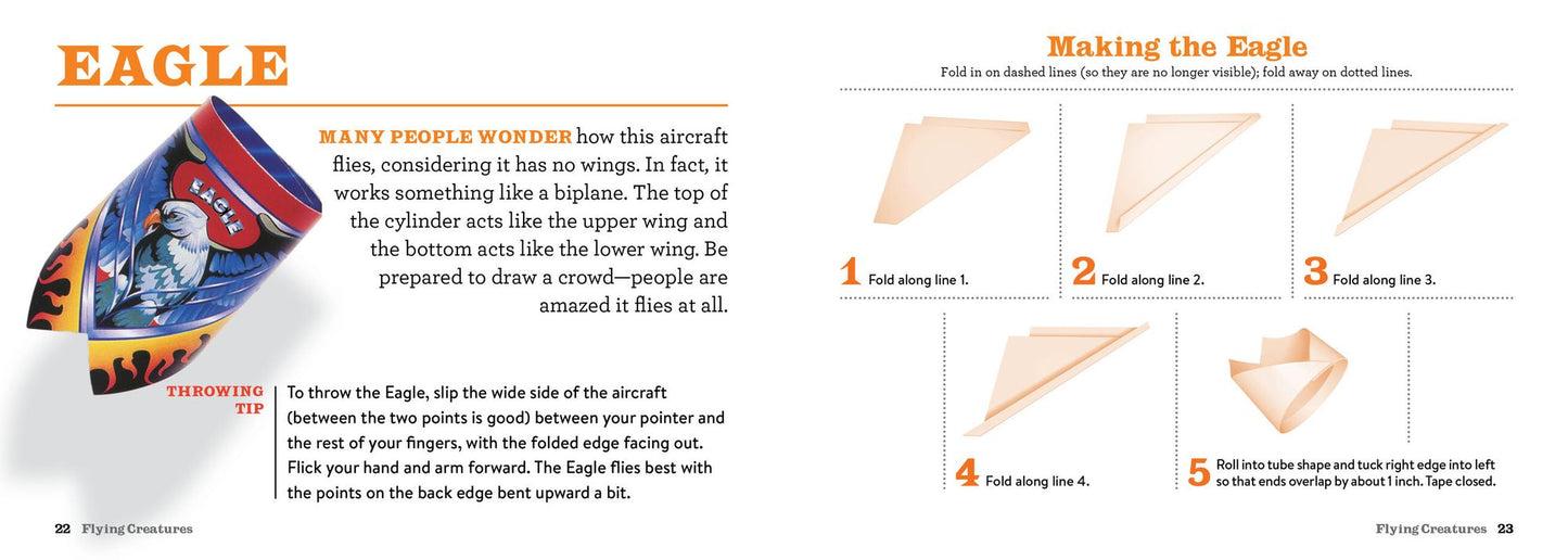 Flying Creatures Paper Airplane Book: 69 Mini Planes to Fold and Fly