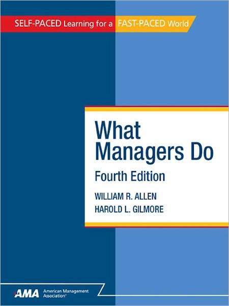 What Managers Do: EBook Edition