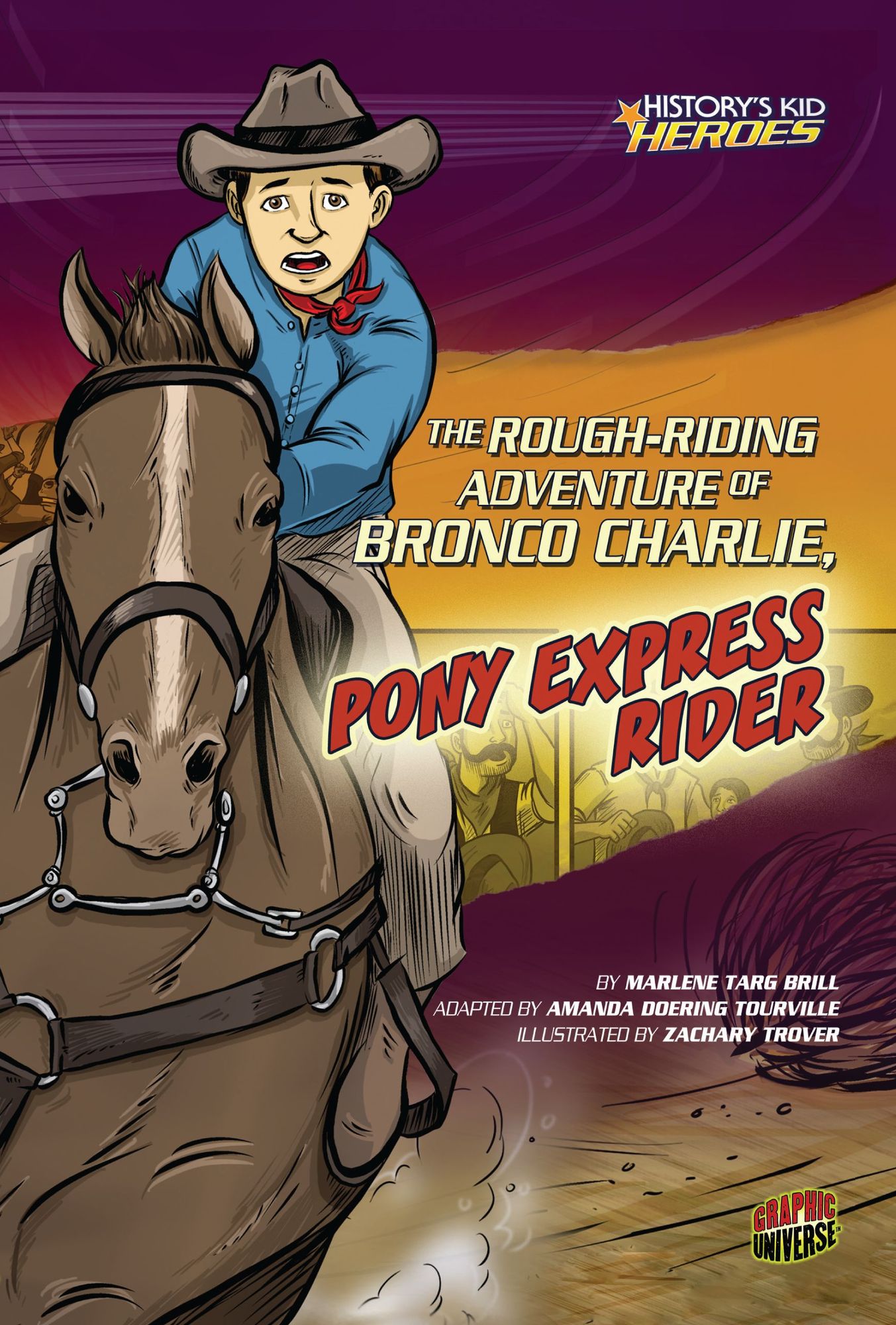 The Rough-Riding Adventure of Bronco Charlie, Pony Express Rider