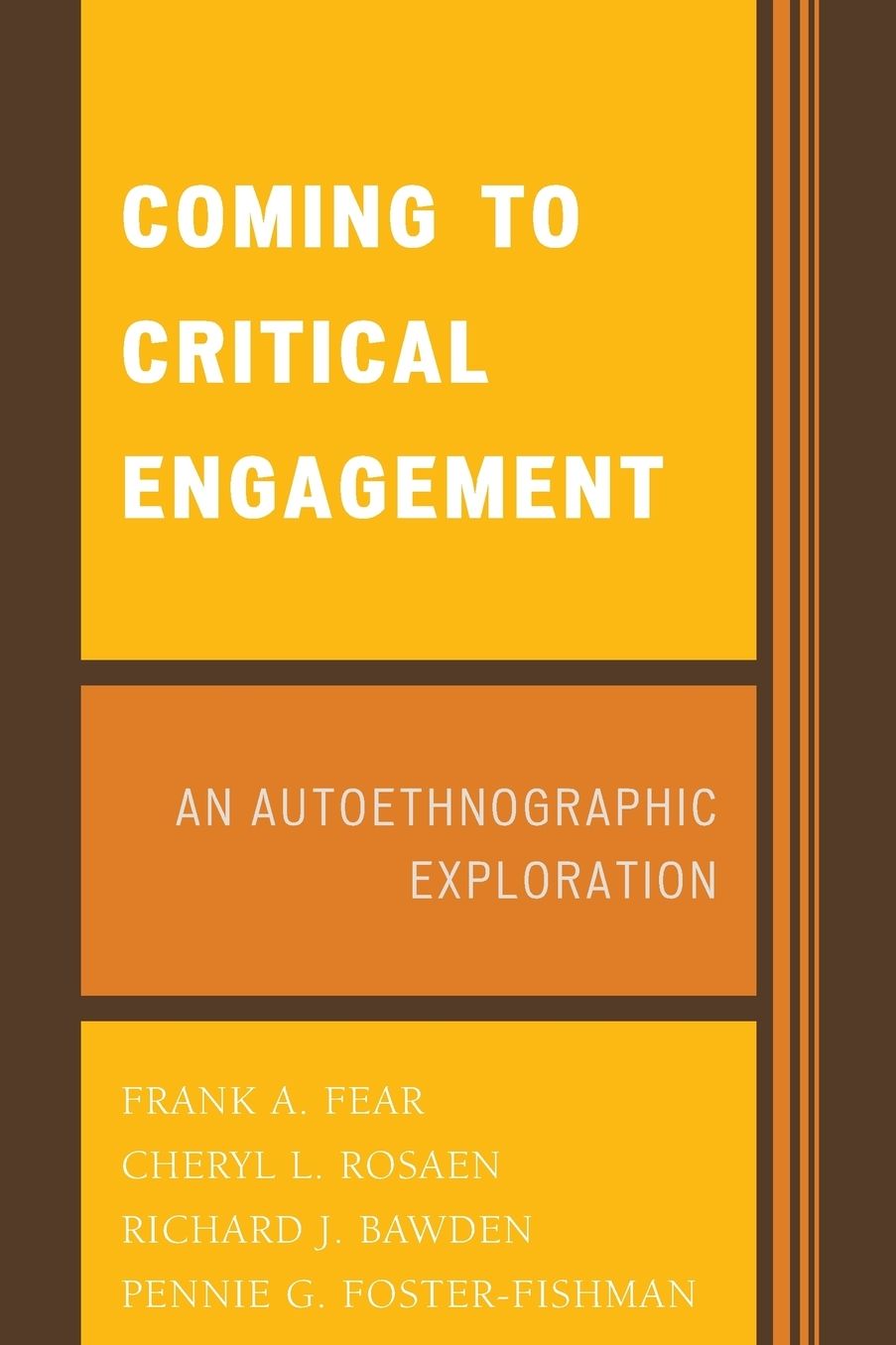 Coming to Critical Engagement: An Autoethnographic Exploration