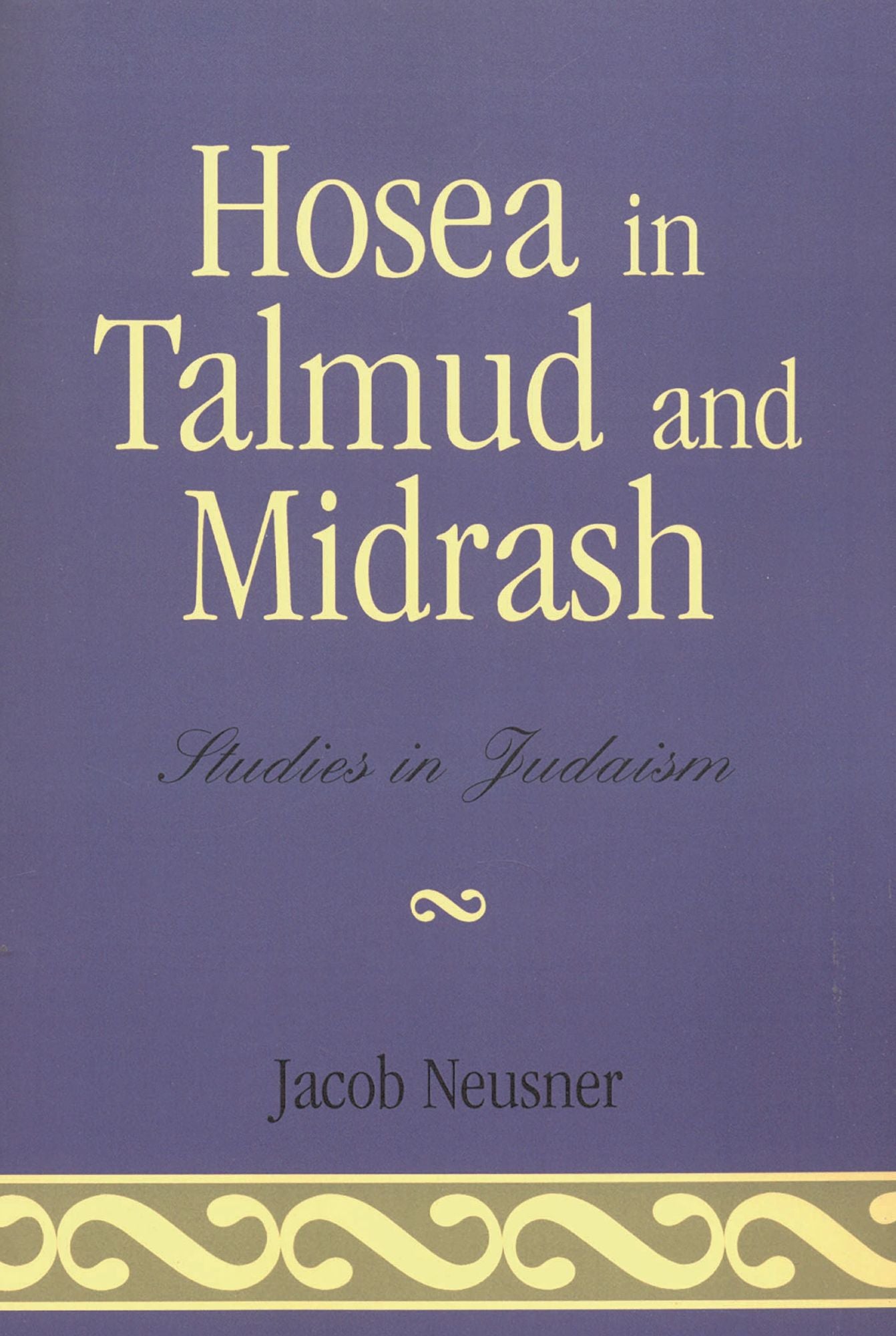Hosea In Talmud And Midrash