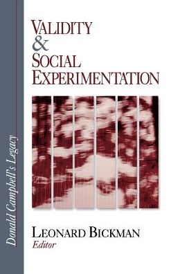 Validity and Social Experimentation: Donald Campbell's Legacy