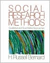 Social Research Methods: Qualitative and Quantitative Approaches