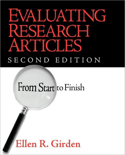 Evaluating Research Articles from Start to Finish