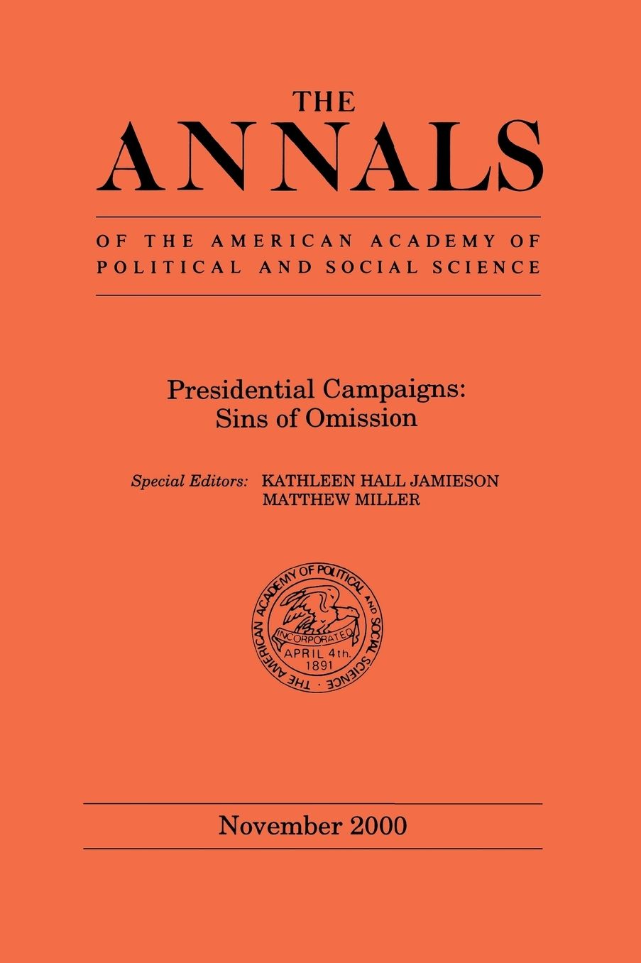 Presidential Campaigns: Sins of Omission