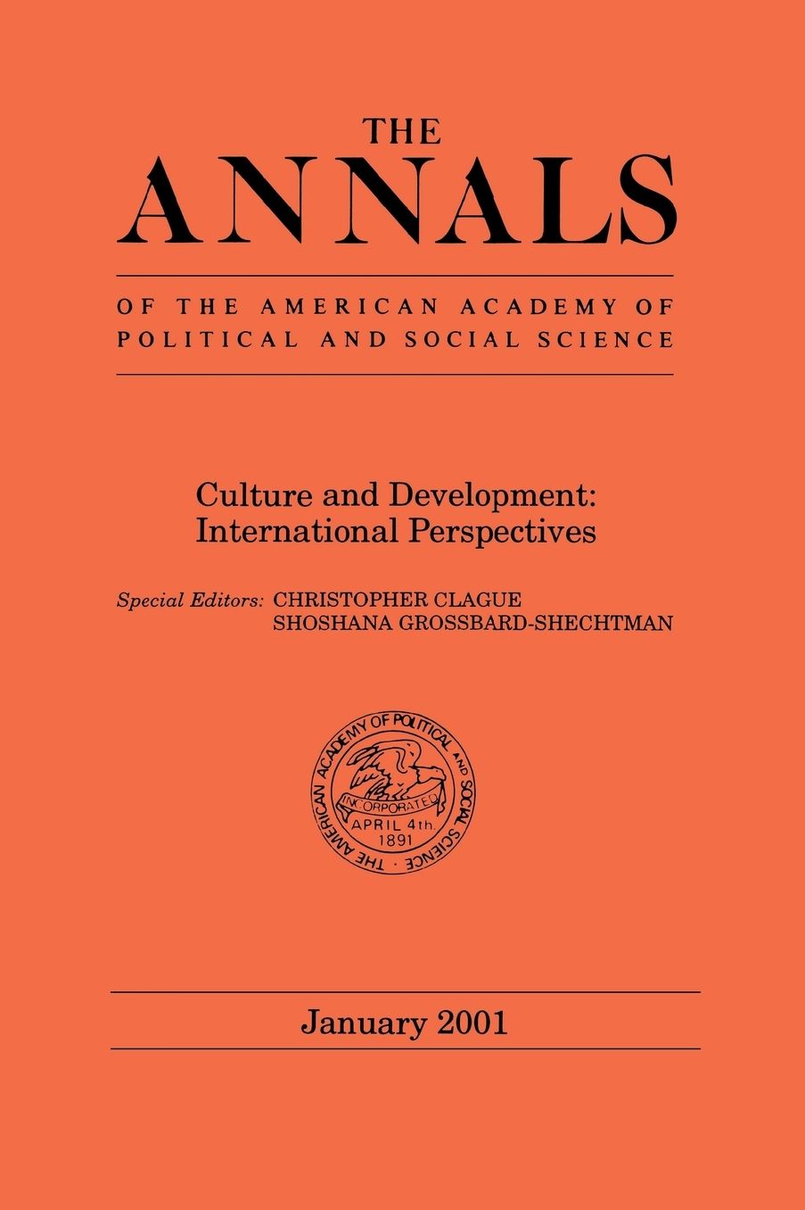 Culture and Development: International Perspectives