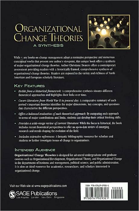 Organizational Change Theories: A Synthesis