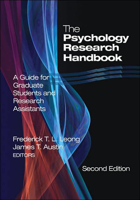 The Psychology Research Handbook: A Guide for Graduate Students and Research Assistants