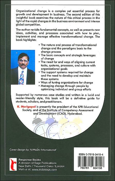 Management of Organizational Change: Leveraging Transformation