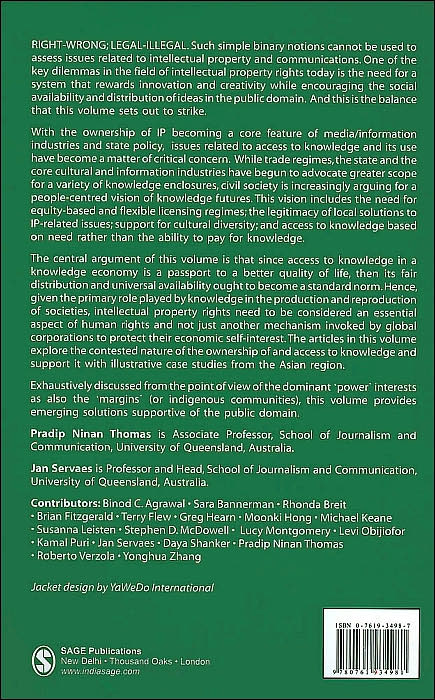 Intellectual Property Rights and Communications in Asia: Conflicting Traditions
