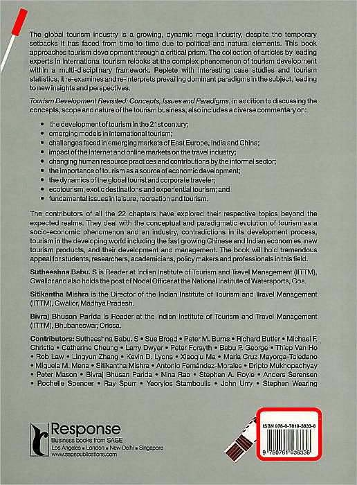 Tourism Development Revisited: Concepts, Issues and Paradigms
