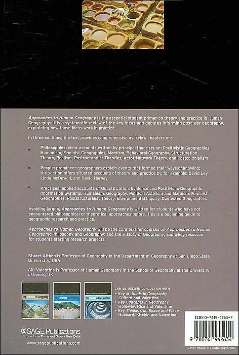 Approaches to Human Geography