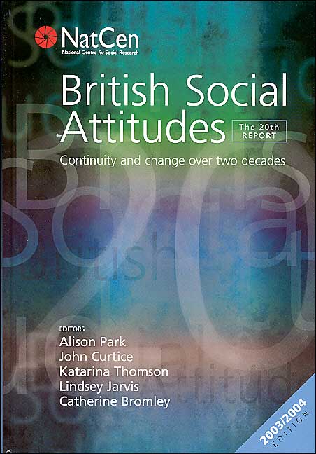 British Social Attitudes: The 20th Report