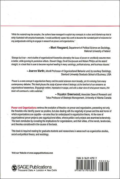 Power and Organizations