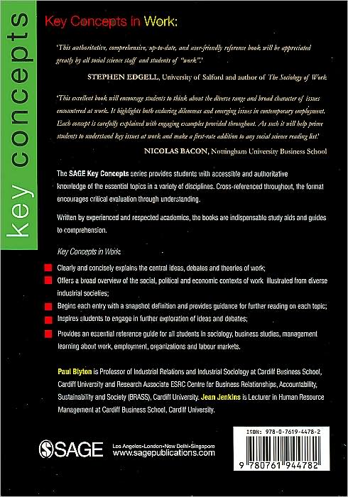 Key Concepts in Work