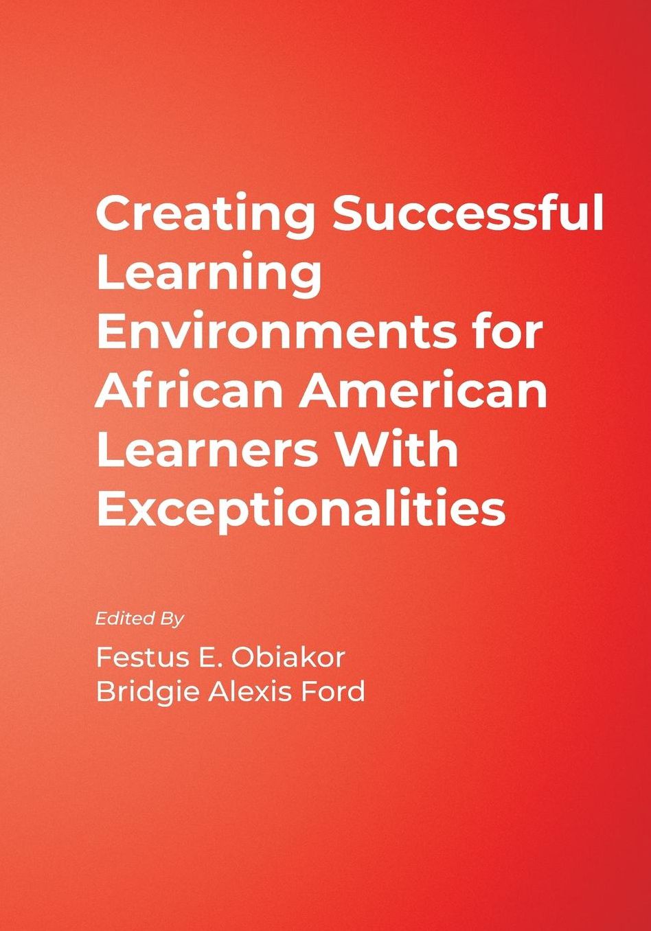 Creating Successful Learning Environments for African American Learners With Exceptionalities