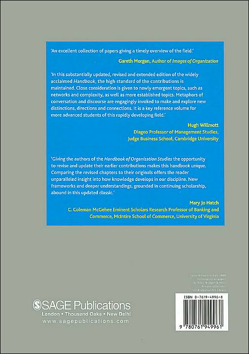 The SAGE Handbook of Organization Studies