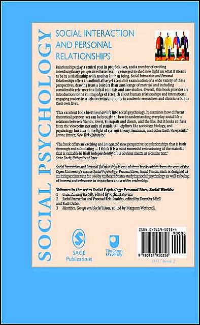Social Interaction and Personal Relationships