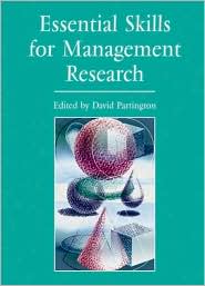 Essential Skills for Management Research