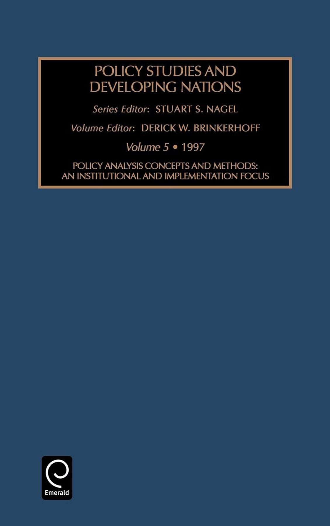 Policy studies in developing nations, Volume 5