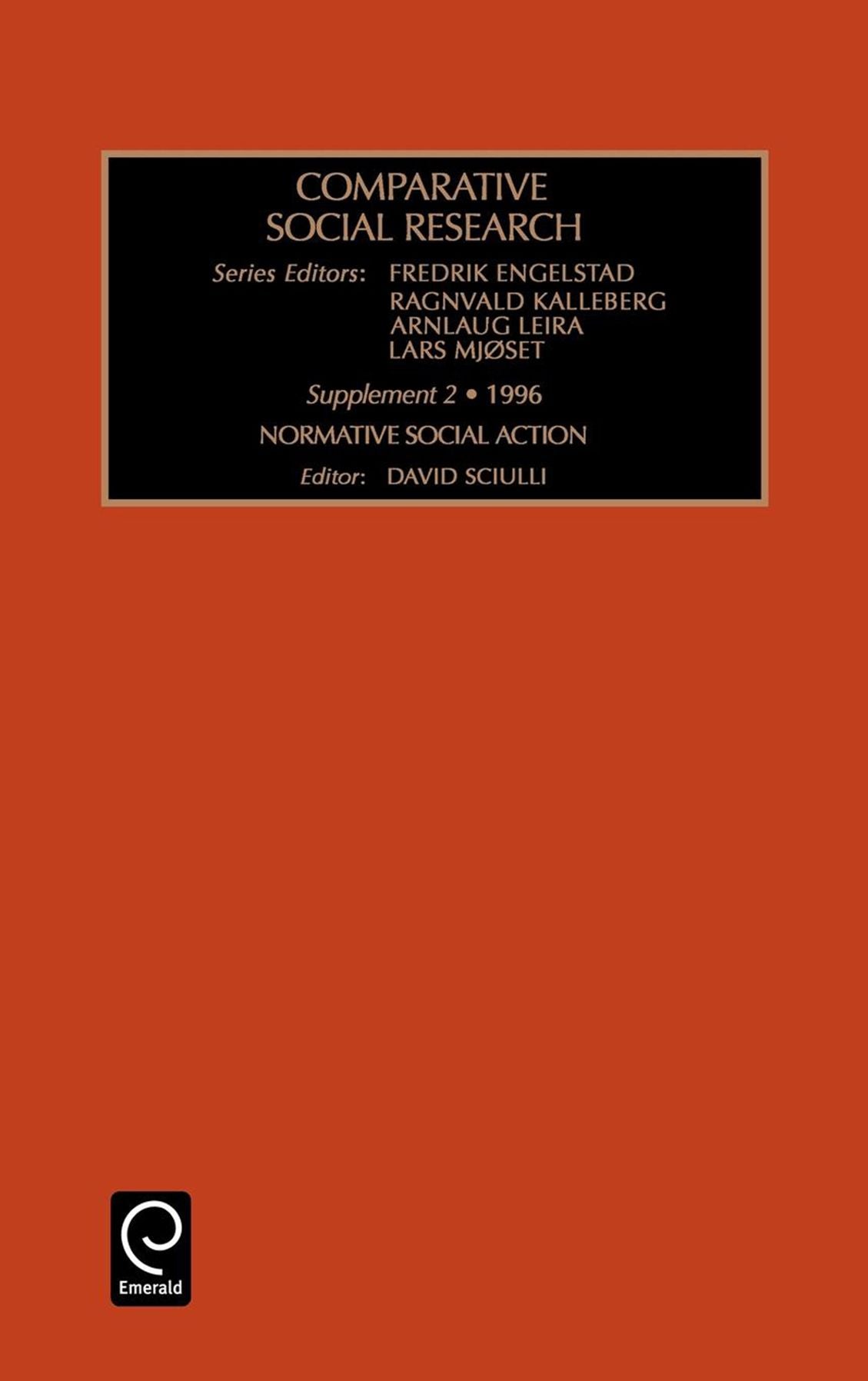 COMPARATIVE SOCIAL RESEARCH, SUPPLEMENT 02