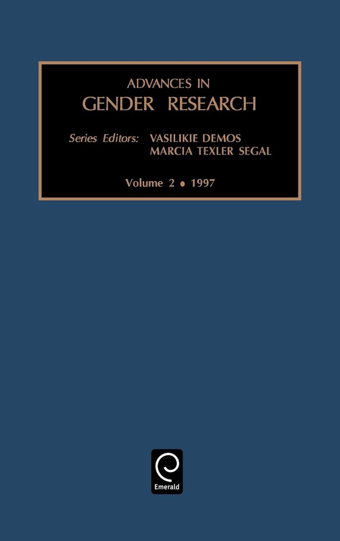 Advances in gender research, Volume 2