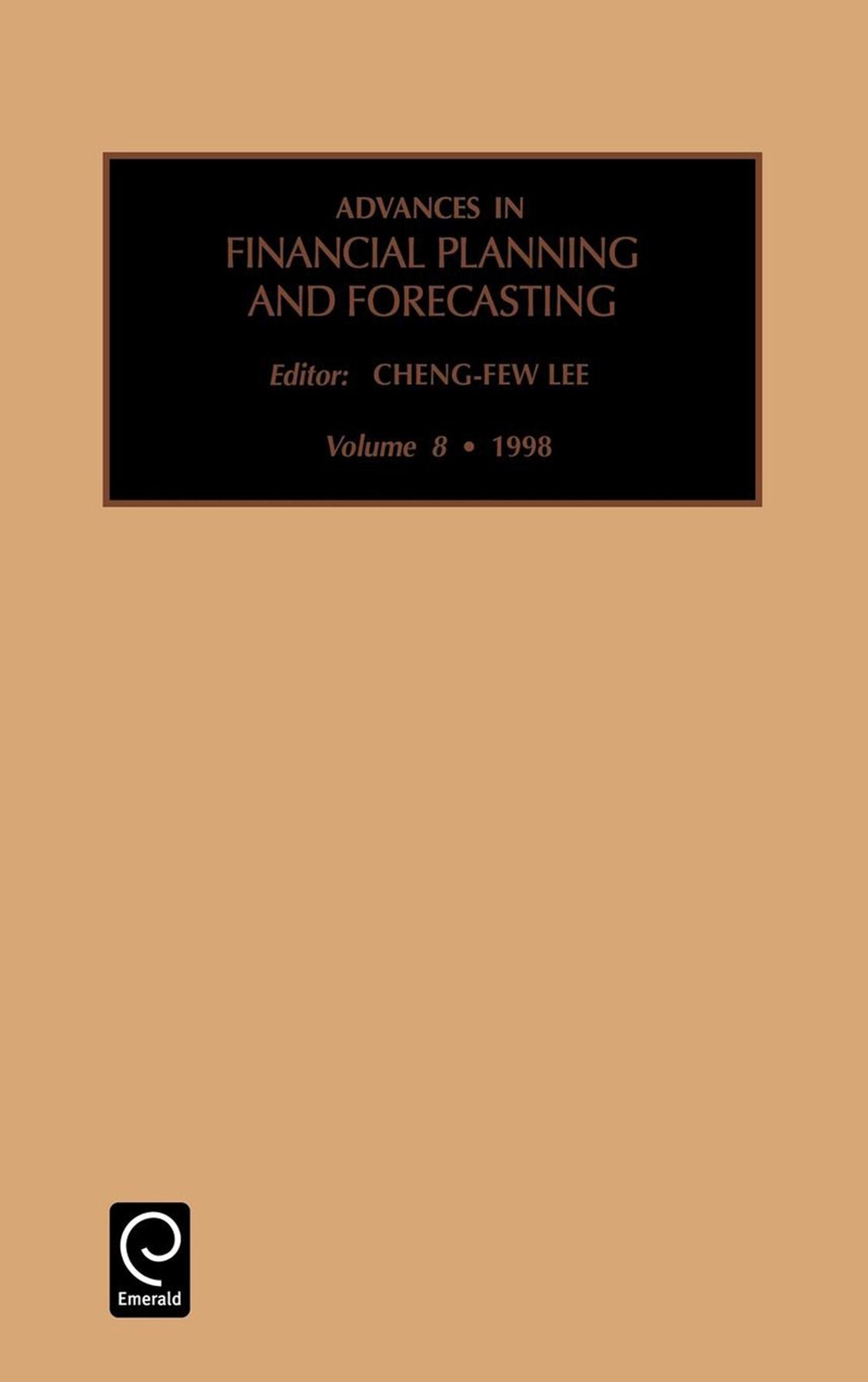 Advances in Financial Planning and Forecasting, Volume 8