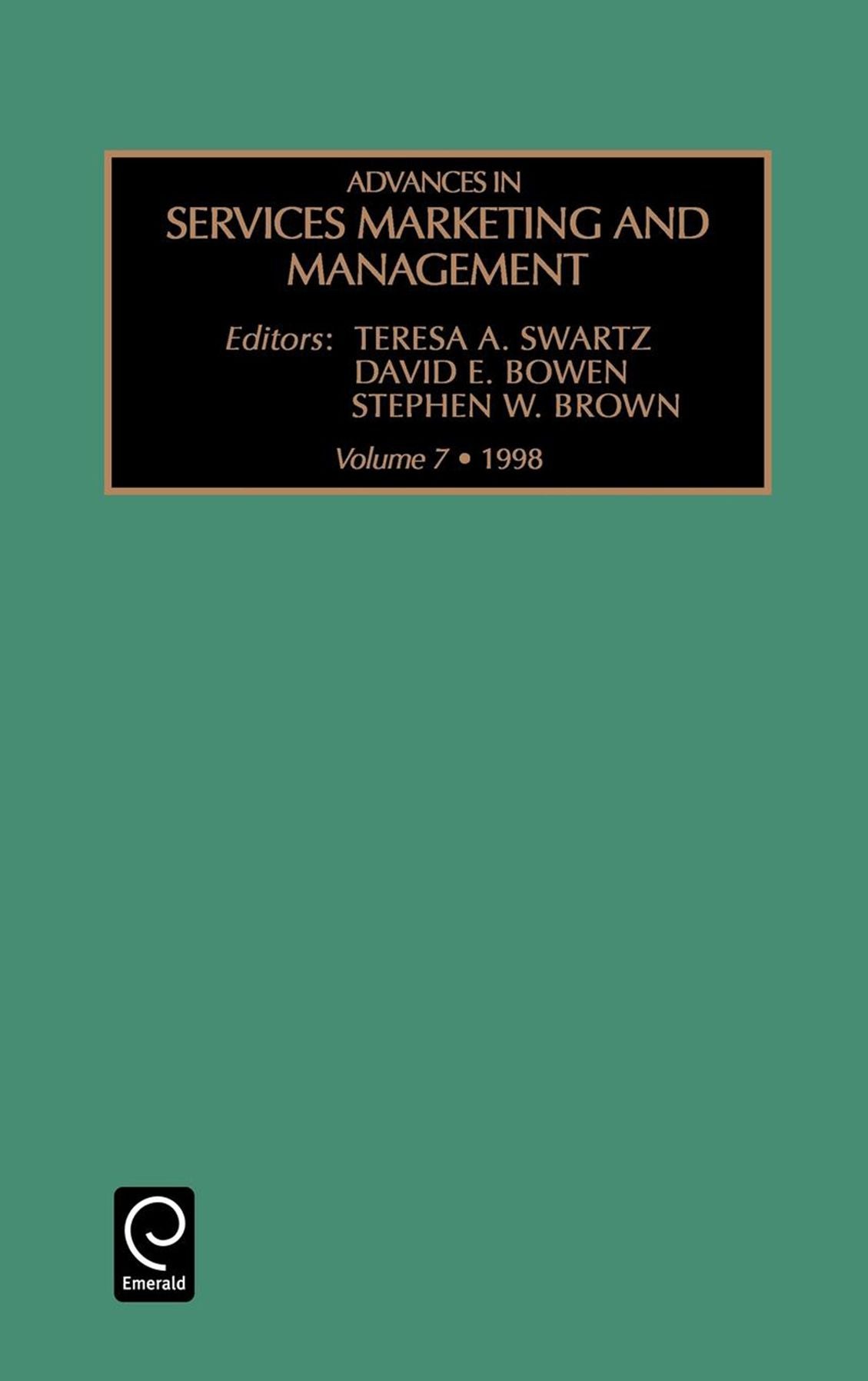 Advances in Services Marketing and Management, Volume 7