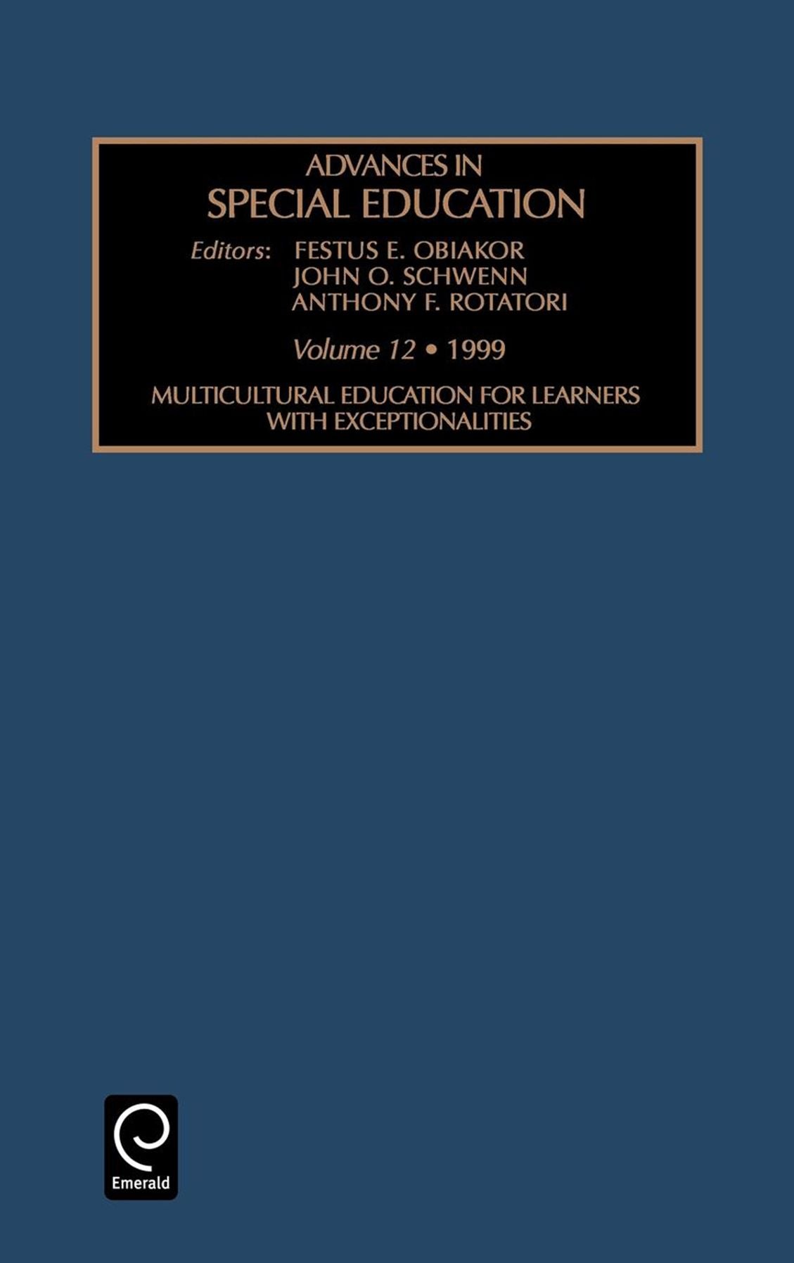 Multicultural Education for Learners with Exceptionalities