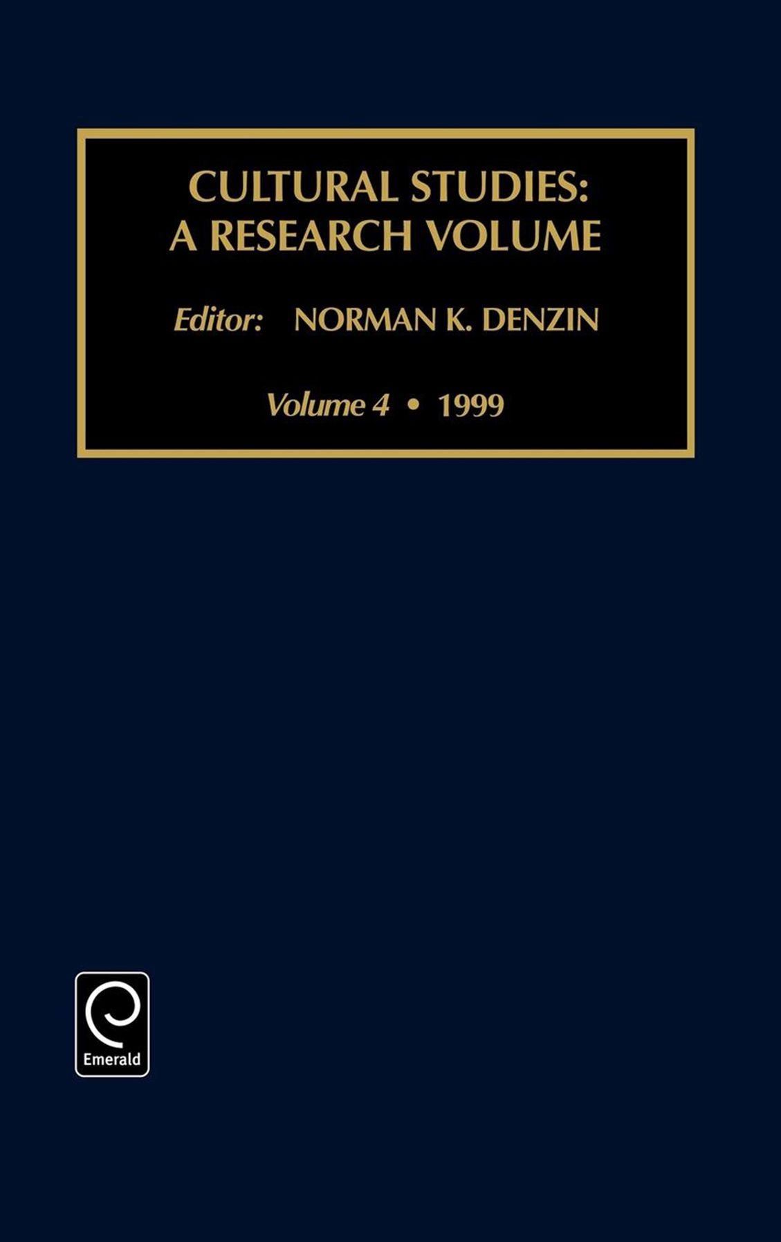 Cultural Studies: A Research Annual, Volume 4