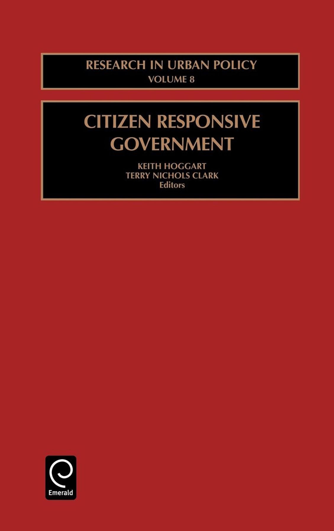 Citizen Responsive Government