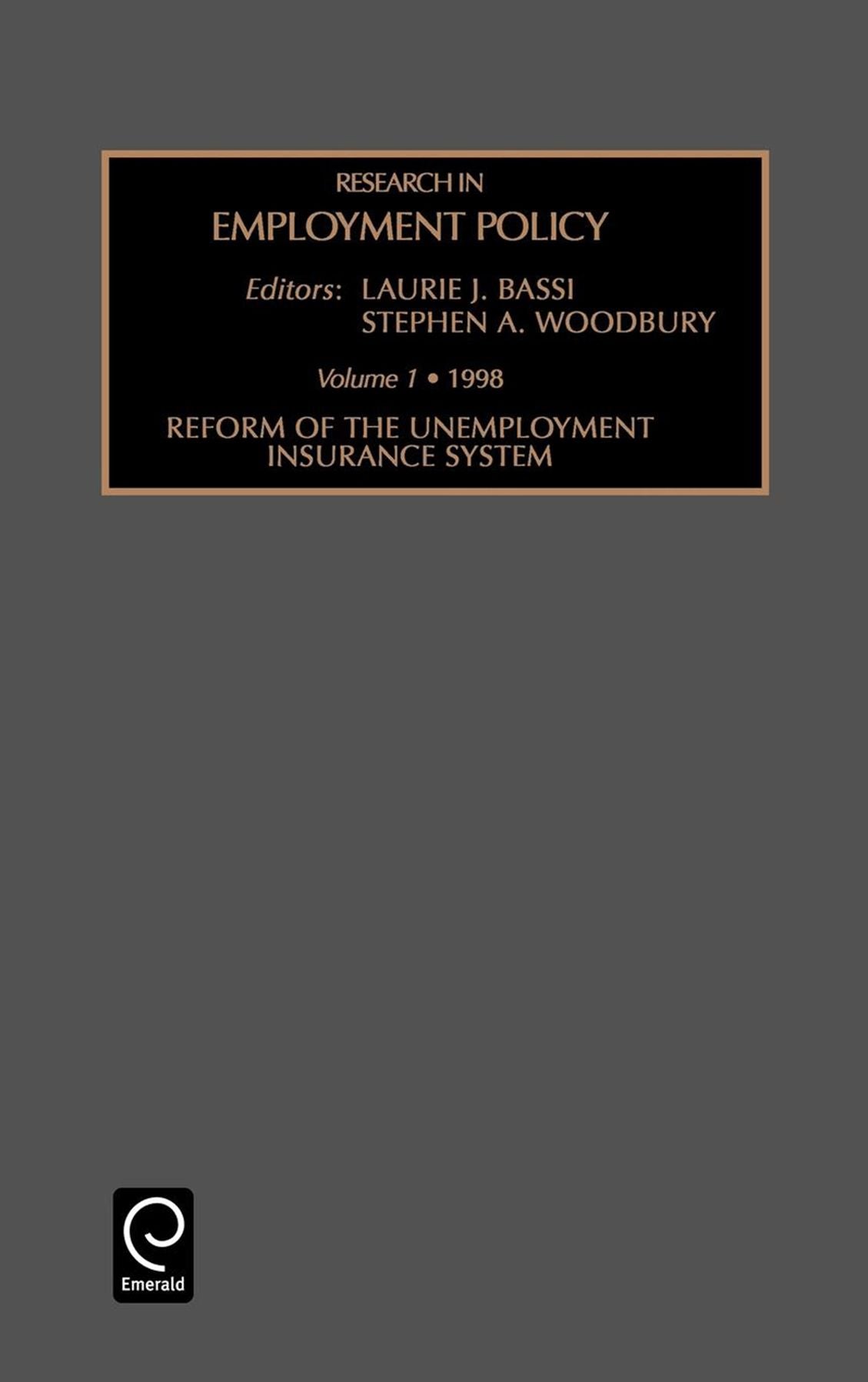 Research in employment policy, Volume 1