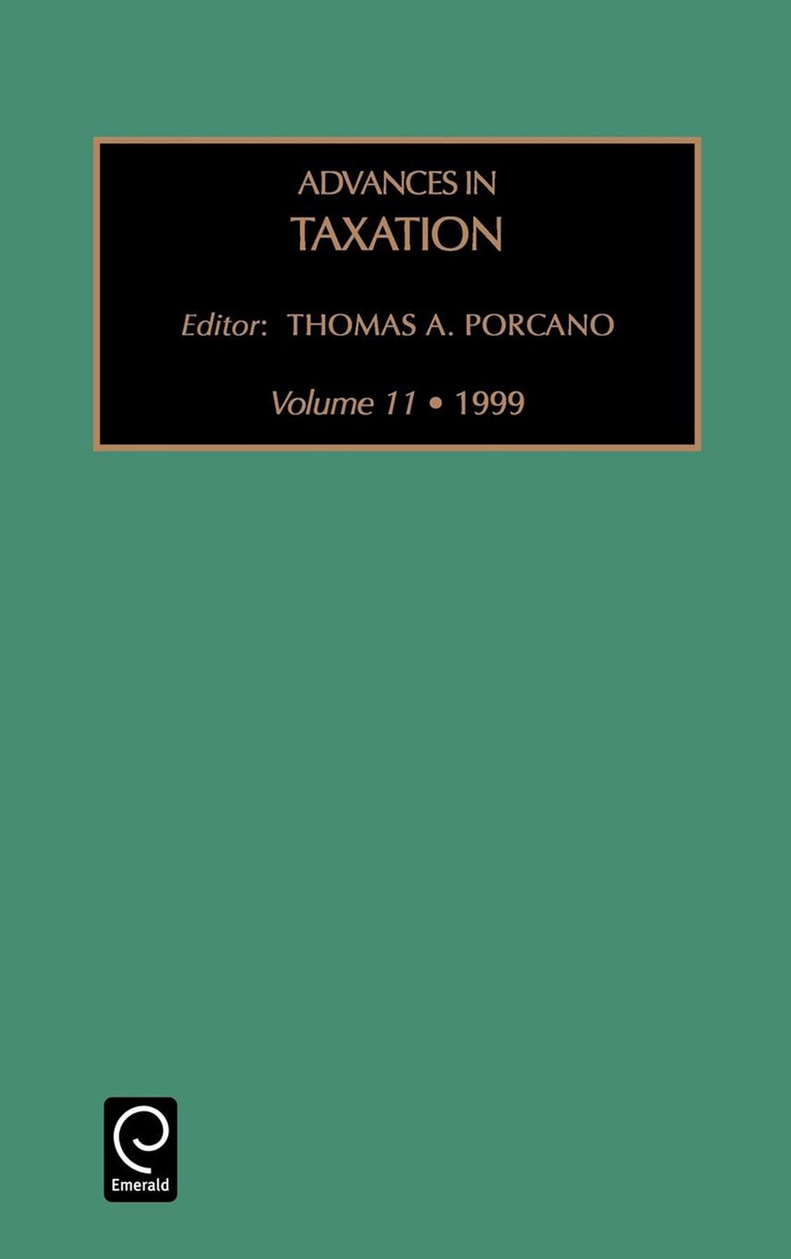 Advances in Taxation, Volume 11