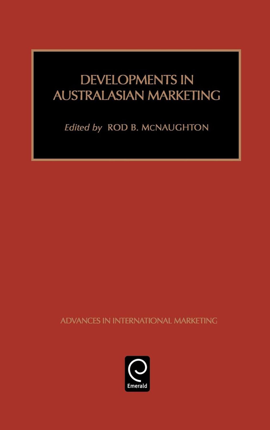 Developments in Australasian Marketing - Supplement 1