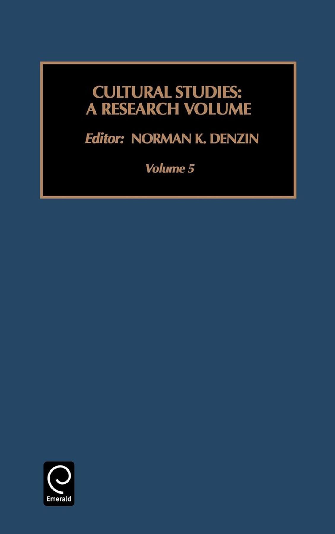 Cultural Studies: A Research Annual, Volume 5