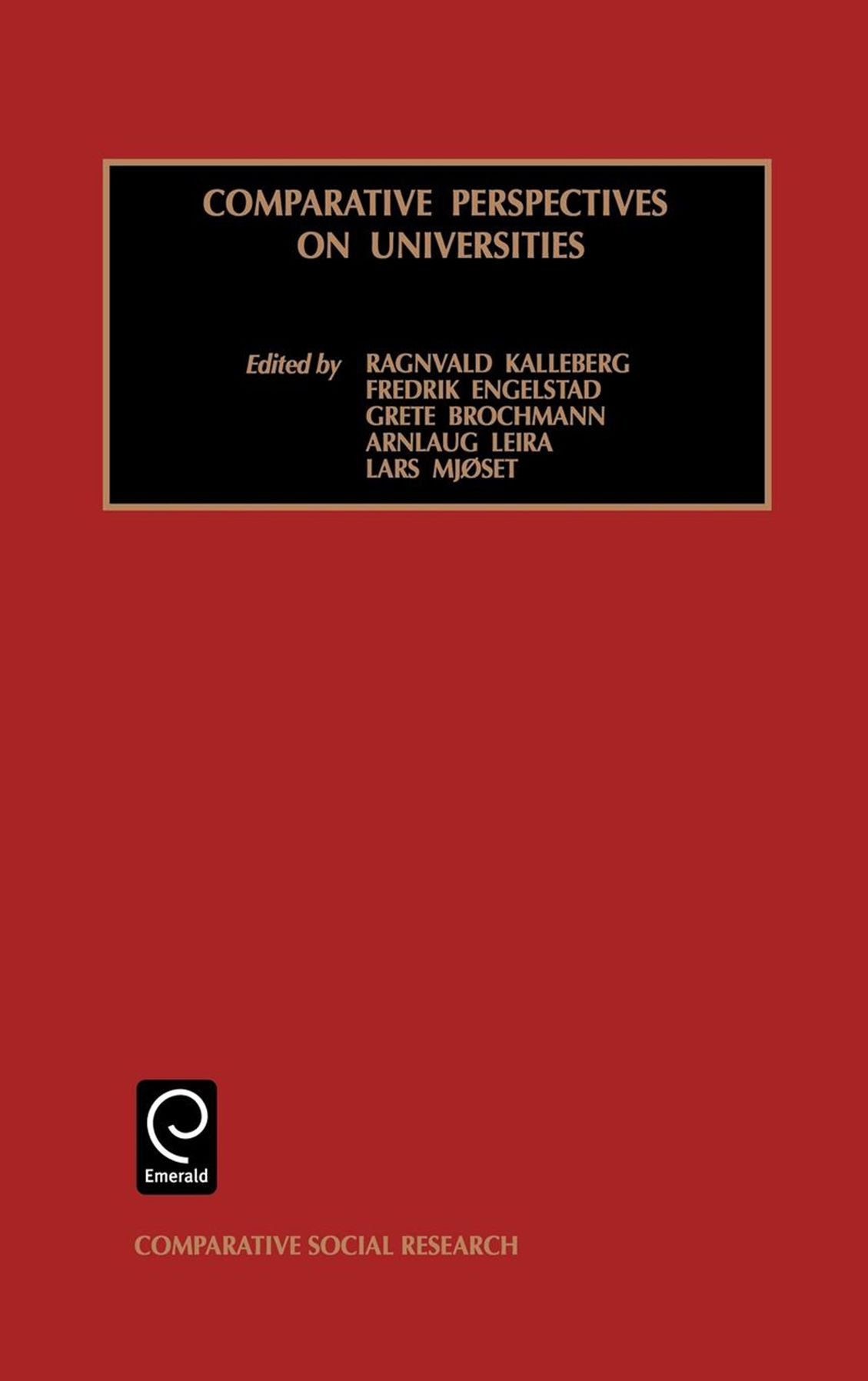 Comparative Perspectives on Universities