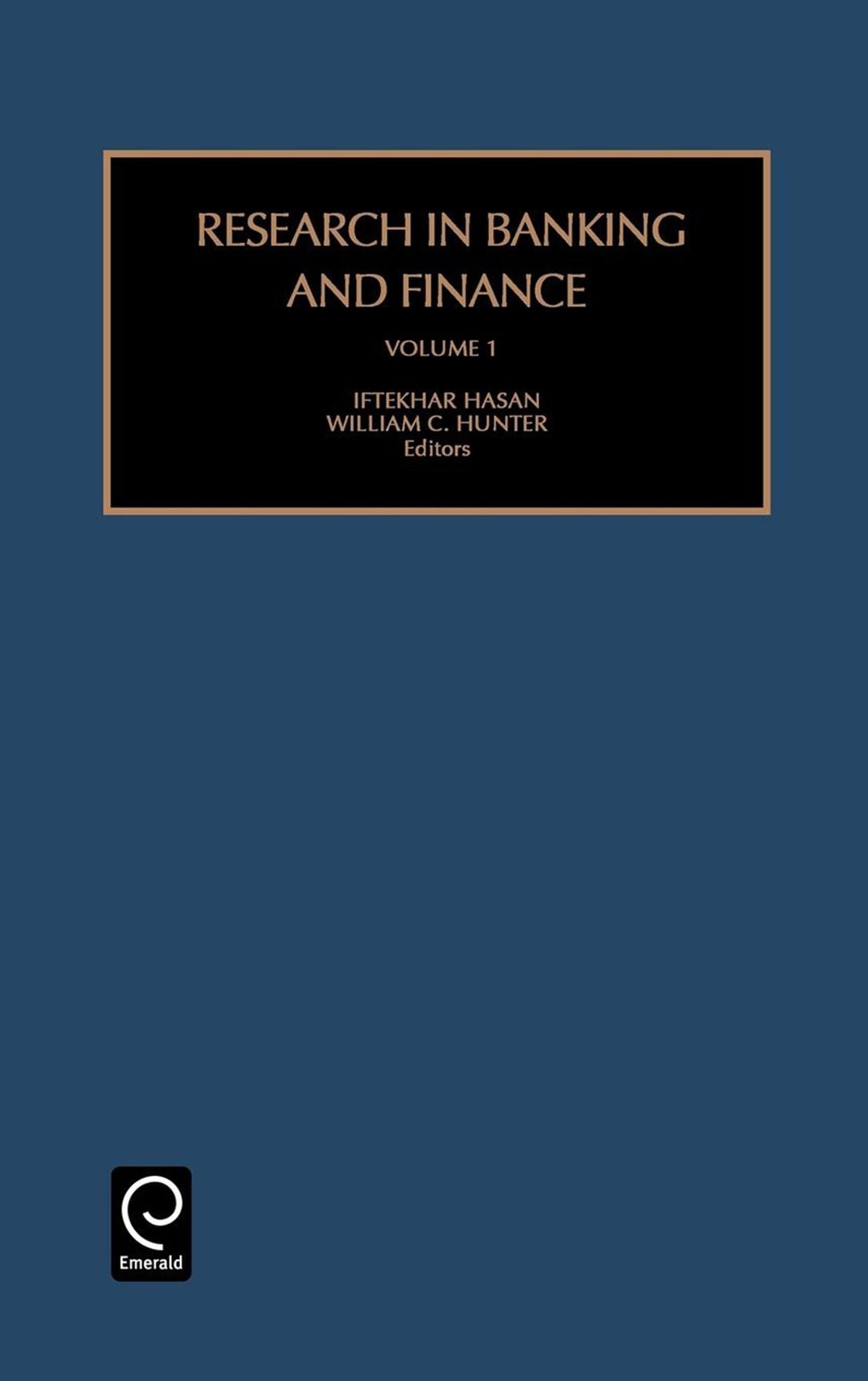 Research in Banking and Finance, Volume 1
