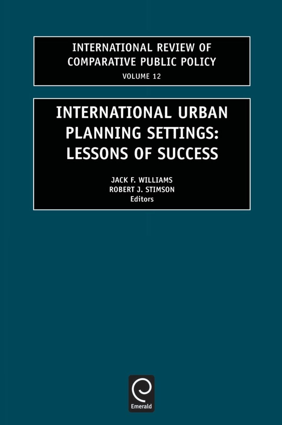 International Urban Planning Settings: Lessons of Success