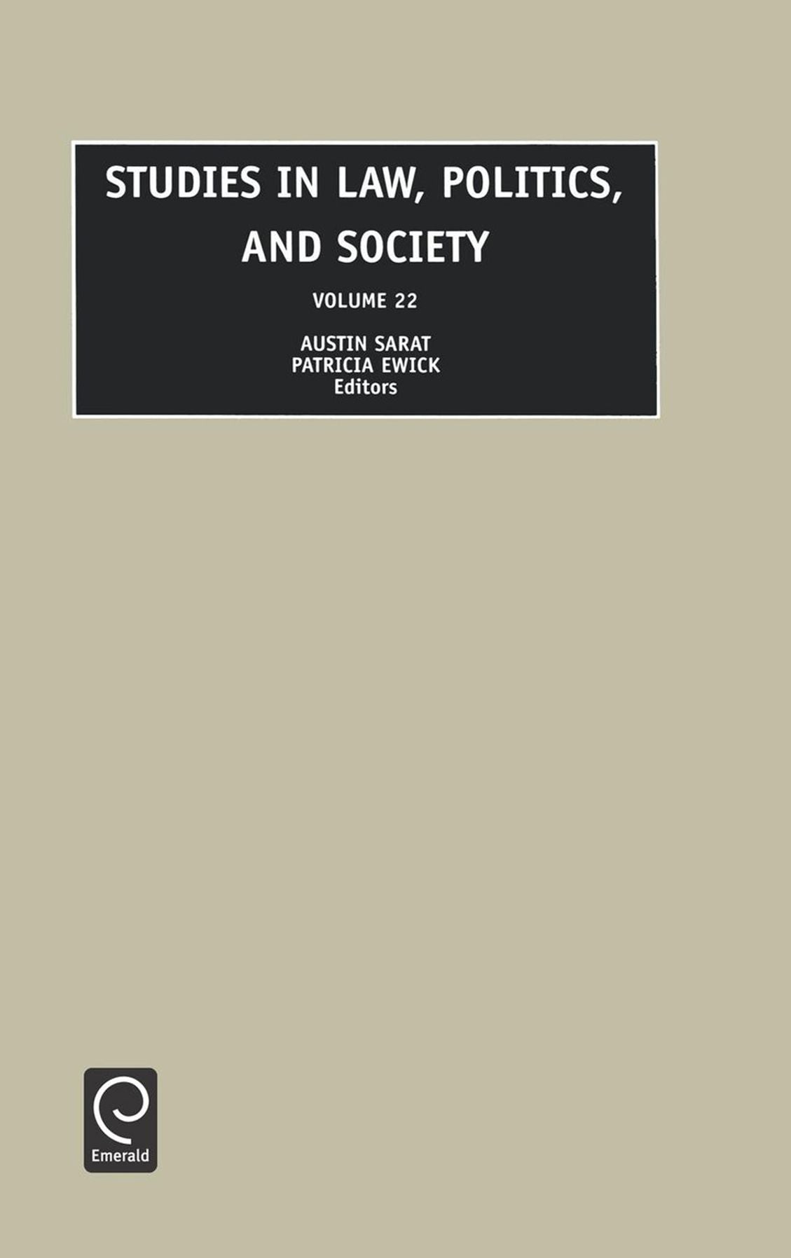 Studies in Law, Politics and Society, Volume 22
