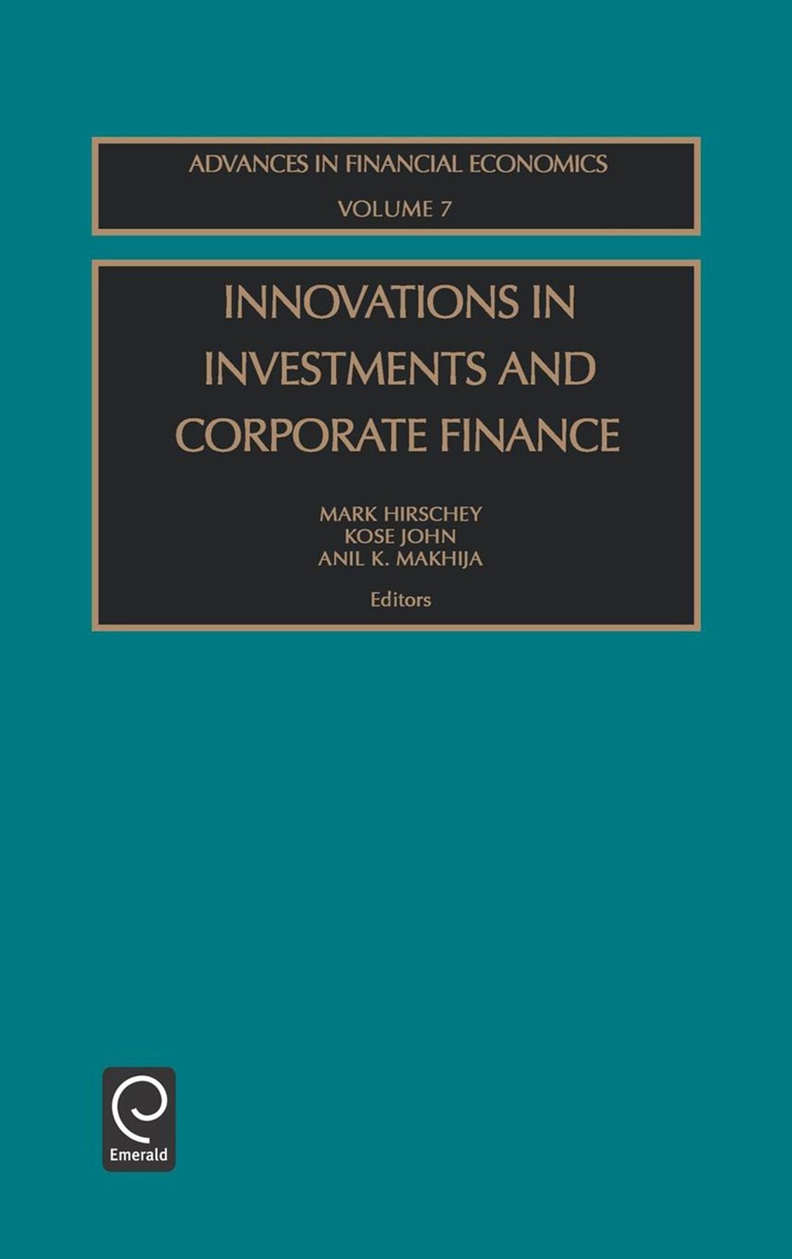 Innovations in Investments and Corporate Finance