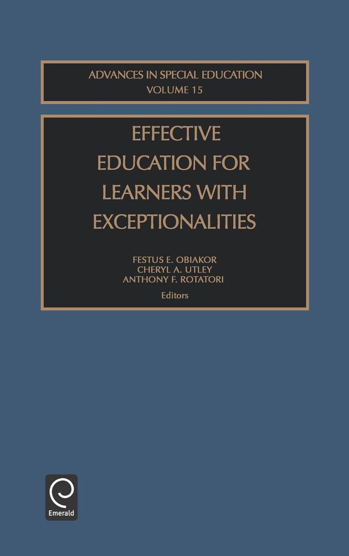 Effective Education for Learners with Exceptionalities