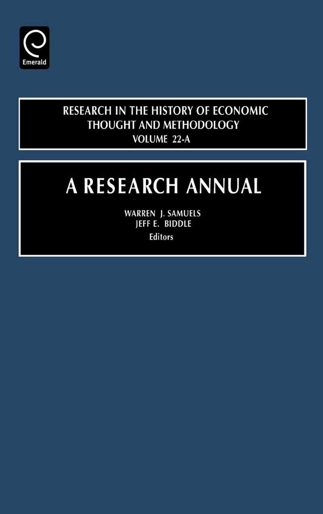 A Research Annual, 22A