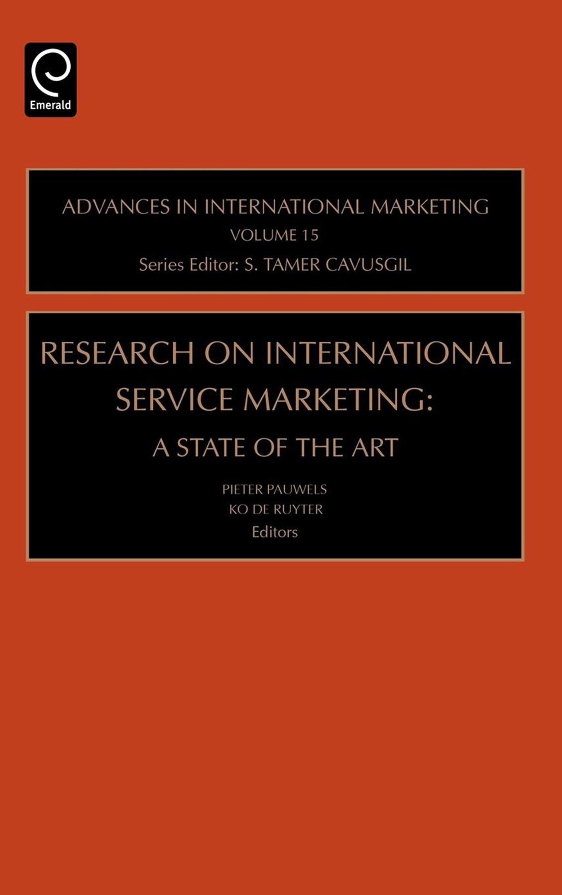 Research on International Service Marketing: A State of the Art