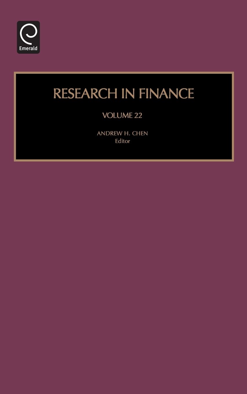 Research in Finance, Volume 22