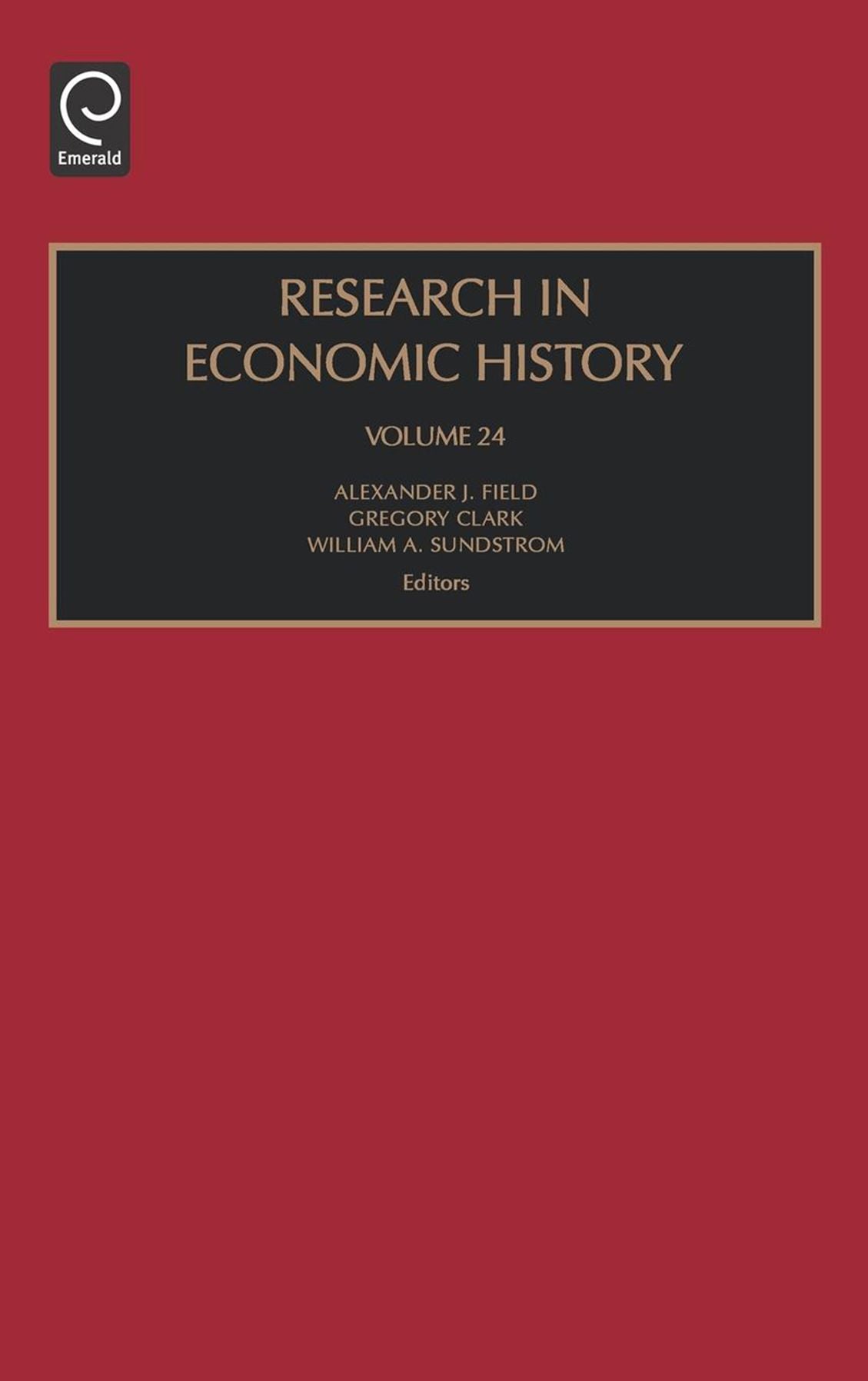 Research in Economic History, Volume 24