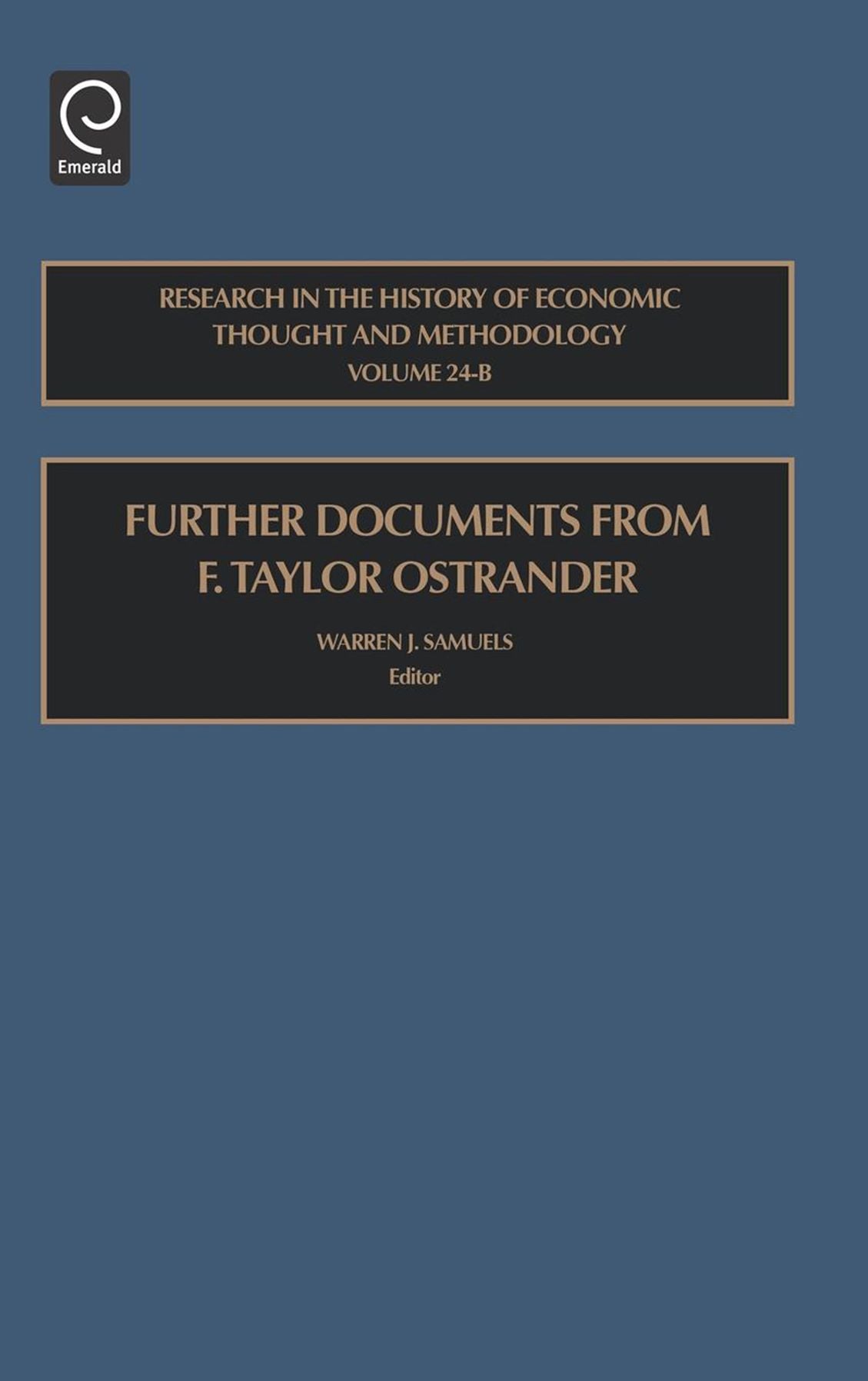 Further Documents from F. Taylor Ostrander, 24 B