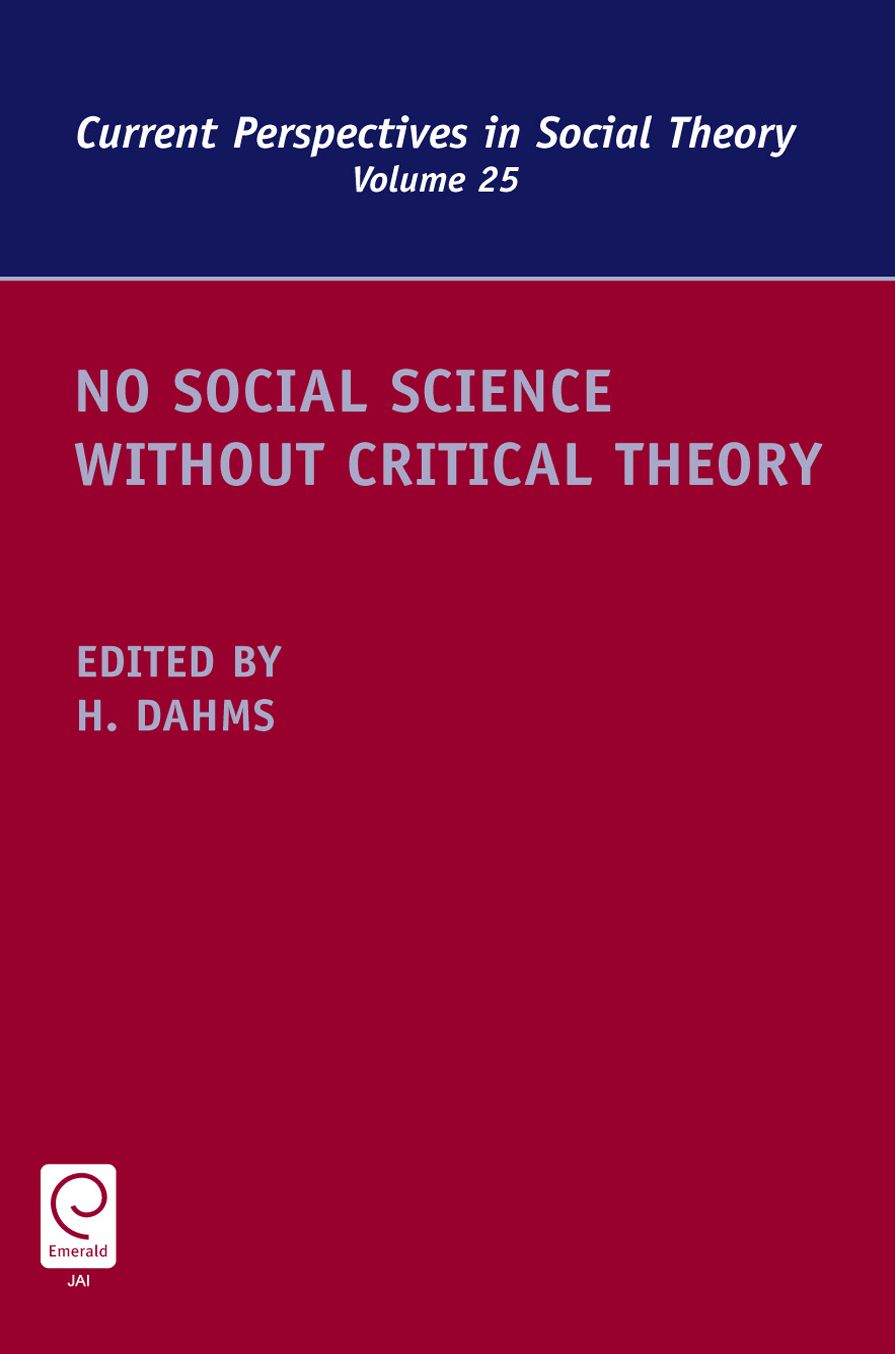 No Social Science Without Critical Theory